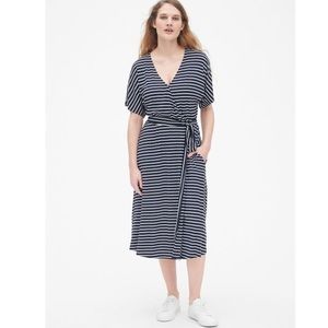 NWT GAP Kimono Sleeve Striped Midi Dress